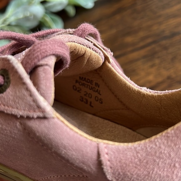 NWOB Birkenstock Unisex Porto Kids Suede Shoe, Lavender | size 33 (2.5/3) - Picture 12 of 14